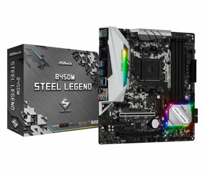 ASRock AMD Ryzen AM4 corresponding B450 chipset MicroATX motherboa