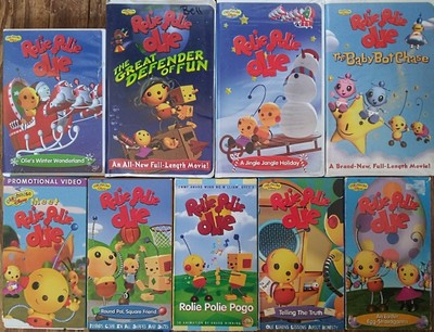 8 Rolie Polie Olie DVD VHS Tape Lot Pogo Jingle Jangle Telling The