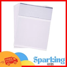 High Security 100 Pack Computer Business Check Paper – Laser Printer Compatible