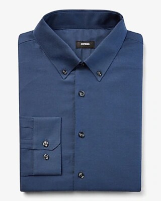 slim solid stretch cotton 1mx dress shirt Slim Solid Cotton Stretch 1mx Dress Shirt