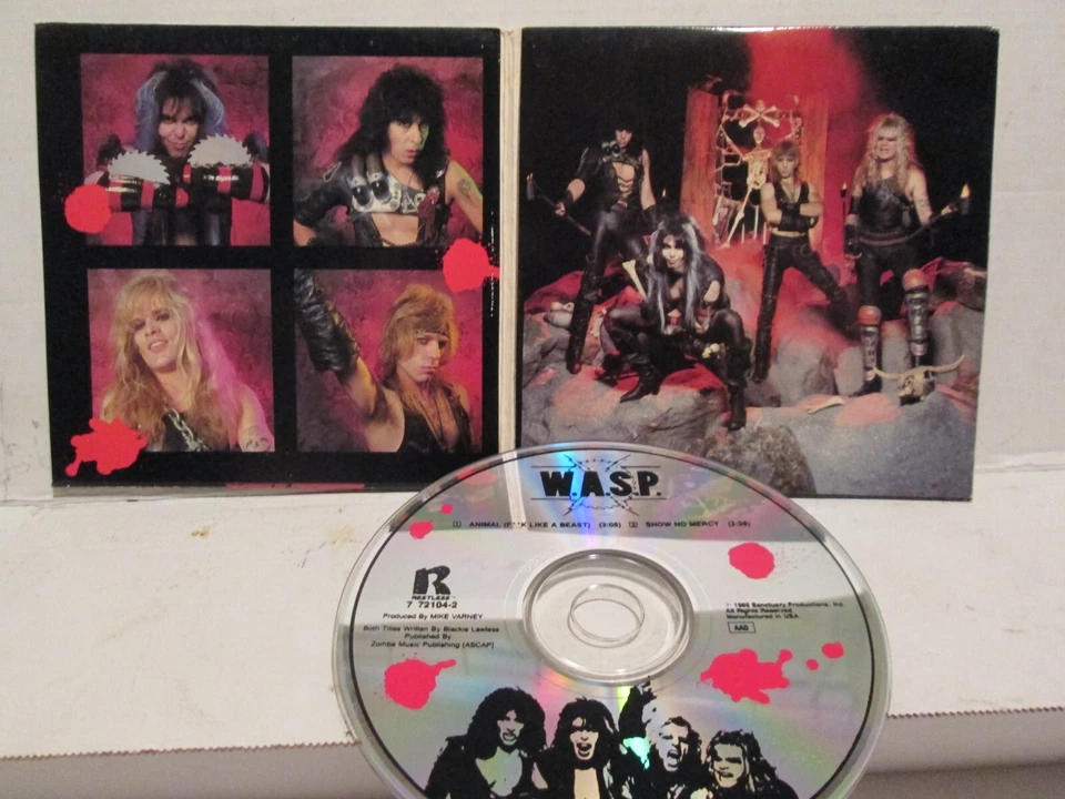 WASP - Animal F**k Like A Beast Rare Single W.A.S.P. Foto 3 de 3