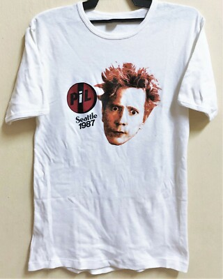 #ad 1987 PUBLIC IMAGE LIMITED TOUR CONCERT Shirt White Unisex S 5XL $22.49