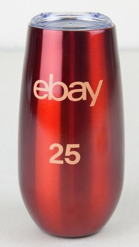 eBay 25 Years Seller Anniversary Swag Lot - Stainless Steel Cup, Stickers, Pins - Picture 5 of 8