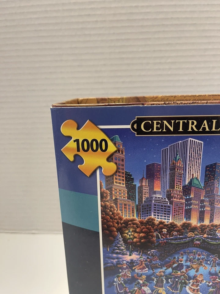 Quebra-cabeça Dowdle Central Park 1000 peças 19" x 26" Nova York quebra-cabeça paisagem cenário - Imagem 2 de 3