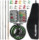 Plusinno Fly Fishing Rod and Reel Combo, 4 5 Wt -9' Rod, 5/6