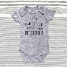 Little Brother Dinosaur - Baby Bodysuit Infant Toddler Youth Shirt