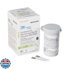 McKesson True METRIX Blood Glucose Test Strips for Diabetes [50 Strips] Profe