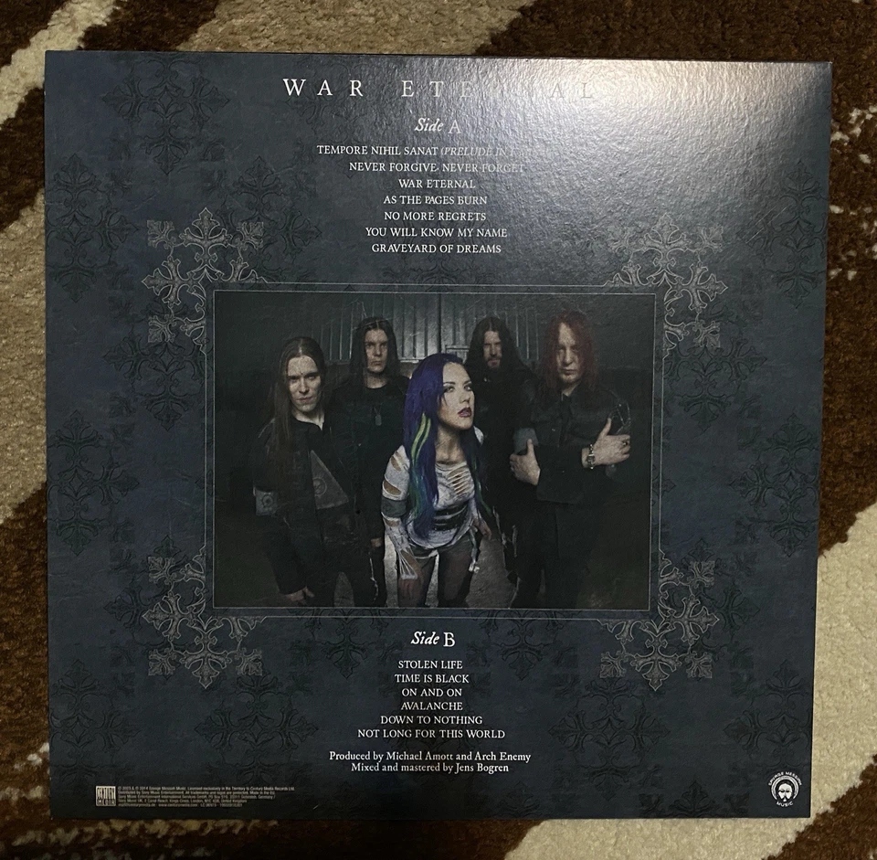  Alissa White-Gluz Arch Enemy Signed "War Eternal" *RARE* Vinyl - Image 3 of 4