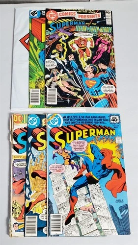 D-85 VINTAGE 1970'S COLLECTION OF DC COMICS-SUPERMAN LOT!