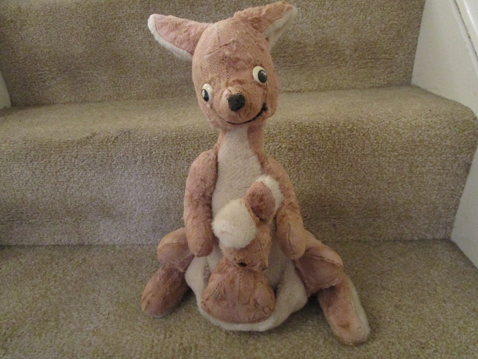 Vintage, Merrythought, Disney, 1960s Winnie the Poo's, Kanga and Roo ...