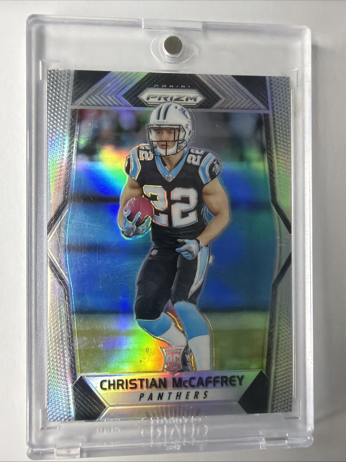 2017 Panini Prizm - Rookies Christian McCaffrey #249 Silver Prizm (RC)