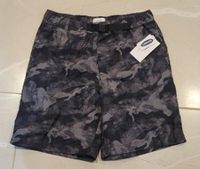Old Navy Board Shorts Boys XL 14-16 Dry Quick Gray Camo NWT MSRP: 26.99