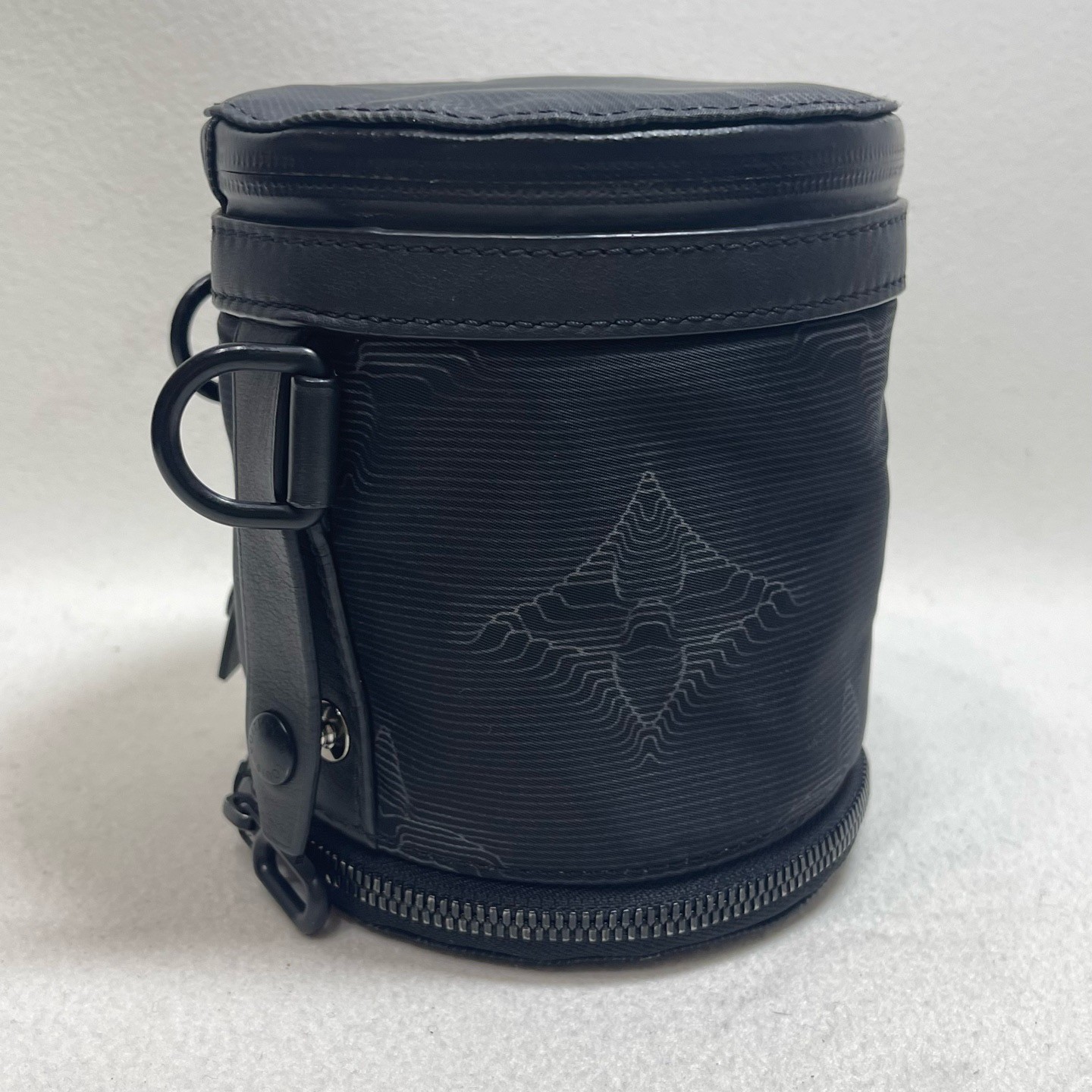 Louis Vuitton 2054 Expandable Black Canvas Bucket Crossbody Bag image 5