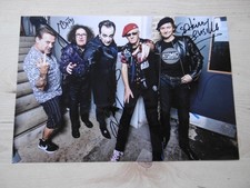 The Damned Band autographs signed 20x30 cm photo