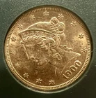 1900 Gold Liberty Head 5 Dollar Coin BU/MS