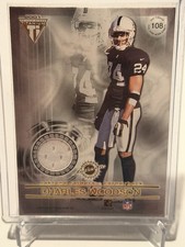 2001 Titanium Dual Game Used Relic Charles Woodson Jason Sehorn Raiders #108