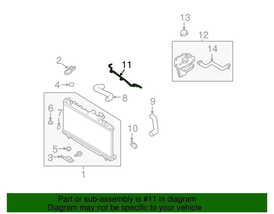 Genuine Subaru Pipe 45175FE010 — 第 2/3 张图片