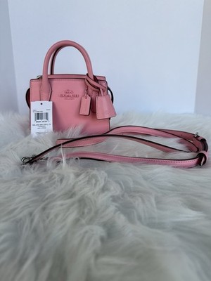 Coach Mini Andrea (Andie) Carryall Leather Satchel Crossbody Bag