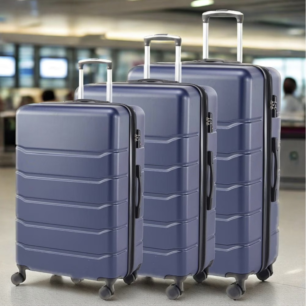 Set Expandable Spinner Tsa Blue
