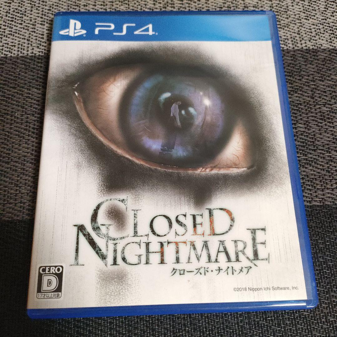 CLOSED NIGHTMARE PS4 Sony PlayStation 4 Horror Game PLJM 16212 w/Case From Japan