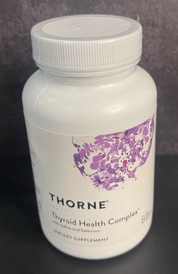 THORNE - Thyroid Health Complex - Cofactors for Function Support 120  New Sealed