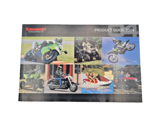 2004 Kawasaki Product Guide Dealer Sales Brochure ATV UTV JET SKI Cruisers