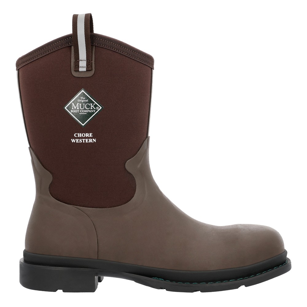 Повседневная работа в грязных ботинках Western Mid с водонепроницаемым носком из сплава Мужские коричневые MCHWM91 27290₽