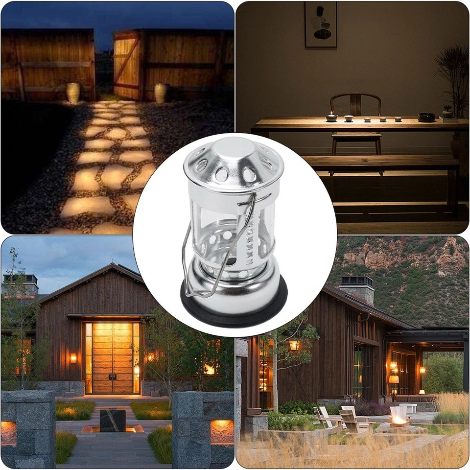 Outdoor Campeggio Lumino Supporto Alta Qualità Moderno Stile Argento 11cm IN - Immagine 4 di 4