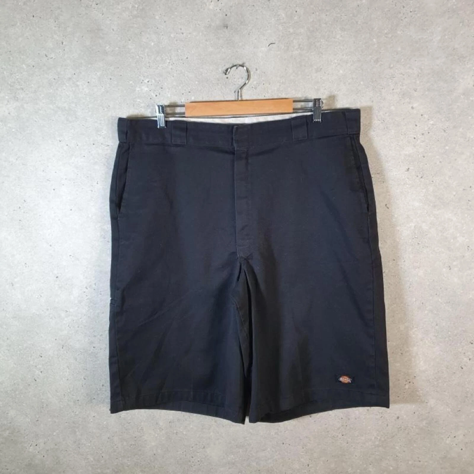Dickies Shorts Men’s Baggy Carpenter Workwear Jorts W40 Black Loose Fit AB1737