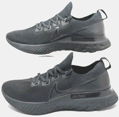 Nike React Infinity Run Flyknit Black Men's Running Shoes Size 13 EXCELLENT