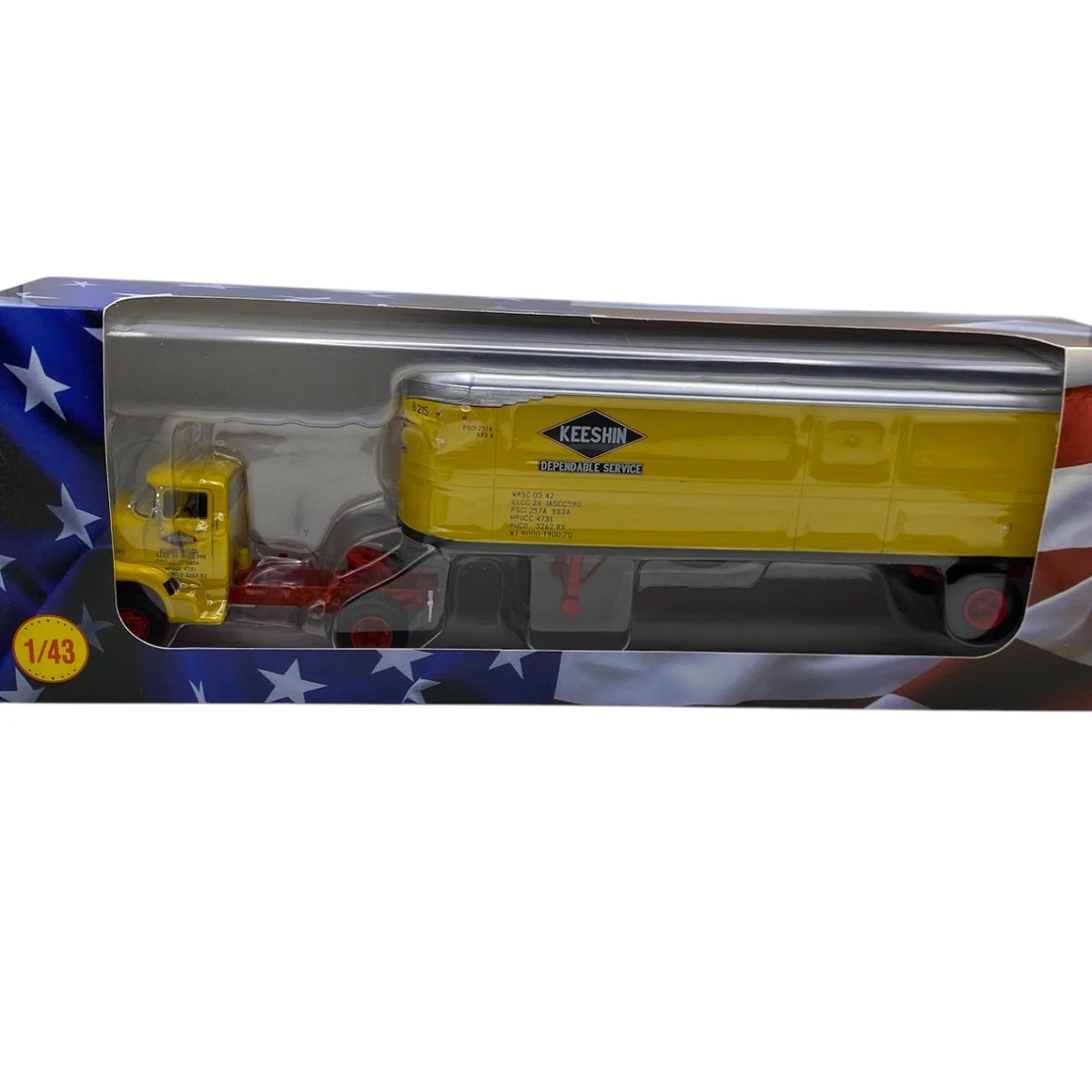LE2238 IXO ALTAYA 1/43 Camion semi remorque Bernard TDA 160.35 fourgon