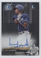 2017 Bowman Chrome Prospect Auto Luis Almanzar #CPA-LAL Auto gh4