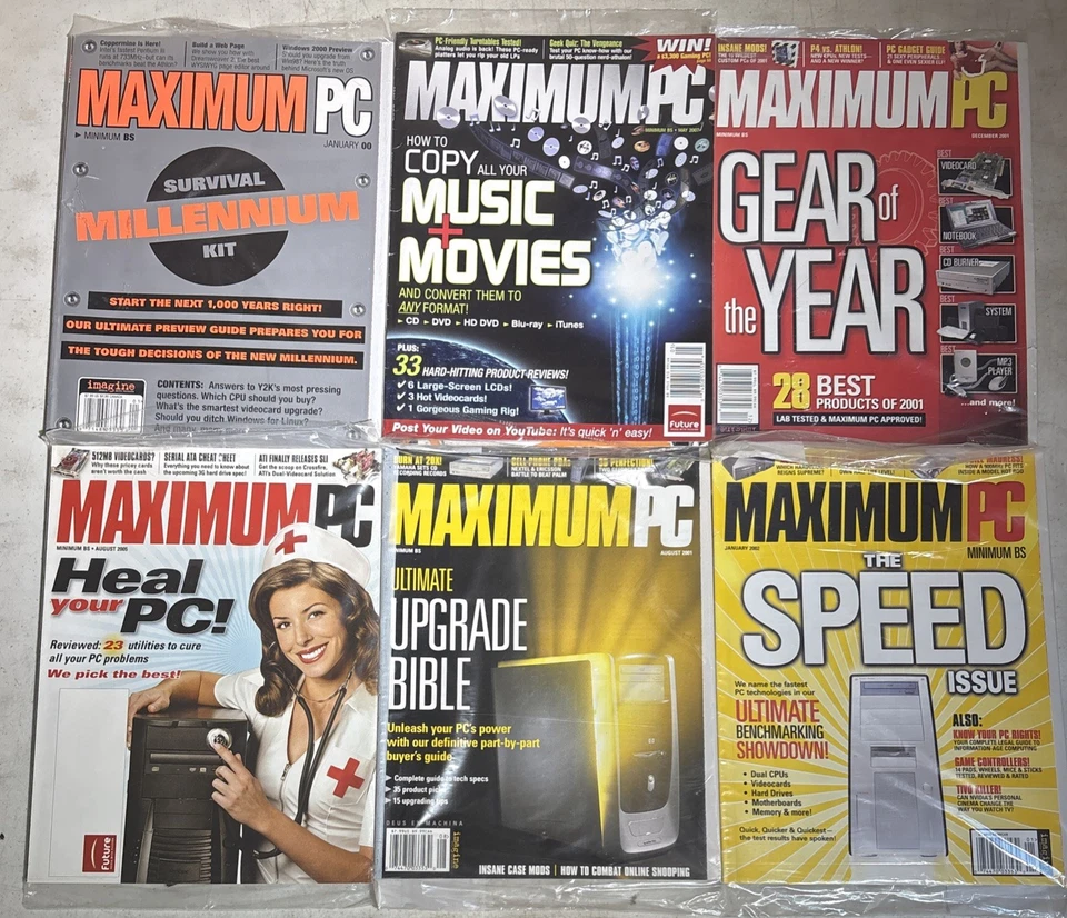 Maximum PC Magazine Lot — 13 Issues (2000–2007) — Brand New, Factory Sealed - Image 4 of 4
