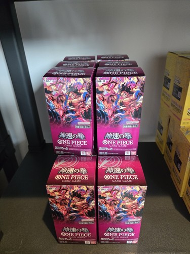 One Piece Tcg Op11 A Fist Of Divine Speed Booster Box Inglés Op11