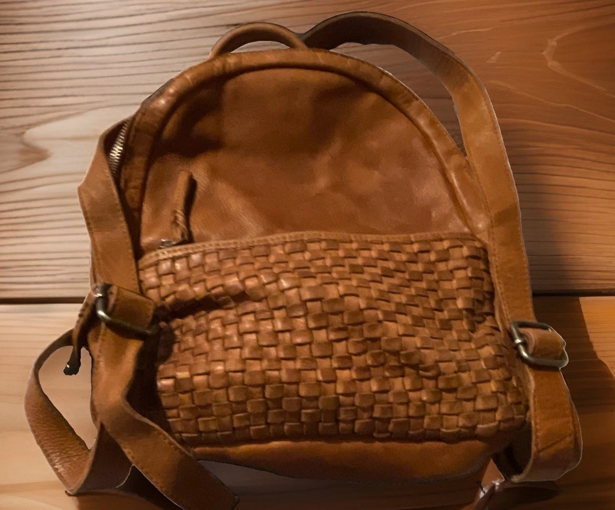 anthropologie blue leather backpack in Pacific making it a lightweight and practical choice Anthropologie Urban Originals Blue Sling