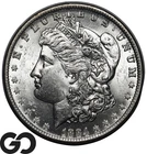 1884-O Morgan Silver Dollar Coin Lustrous Gem BU+