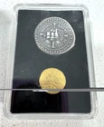 1/4 Oz Mutiny Metals .999 Silver & 1 Gram.9999 Fine Gold Limited Mintage