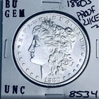 1880 S BU GEM MORGAN SILVER DOLLAR UNC MS+++ U.S. MINT RARE COIN 8534
