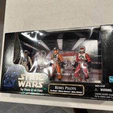 1999 Hasbro Star Wars Power Of The Force Cinema Scenes Rebel Pilots Set New