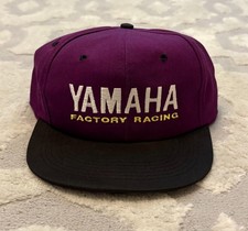 NWOT Yamaha Factory Racing Vintage Motocross Snap-Back Hat