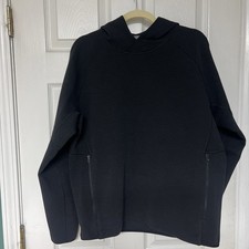Men's Lululemon Textured Black Pullover Hoodie Size Medium CON88 