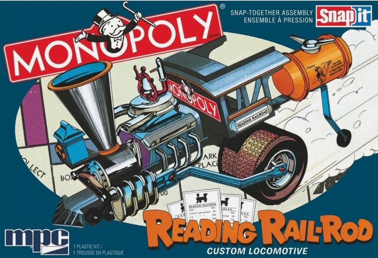 Locomotive MONOPOLY MPC kit de modélisme à construire cadeau idéal 1/25