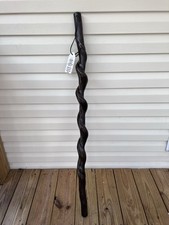 VineTwisted Wooden Walking Stick 45 Inches Long