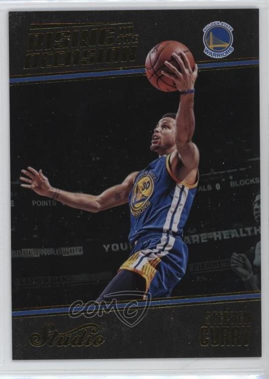 2016-17 Panini Studio Rising to the Occasion Stephen Curry #RO-SC 2b6