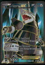 Aggron EX (153 Full Art) #153/160 XY - Primal Clash Pokemon (1C)