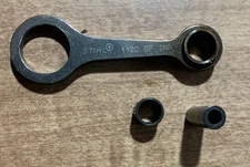 Used  STIHL 009 010 011 012 Chainsaw Connecting Rod With Pin And Bearing
