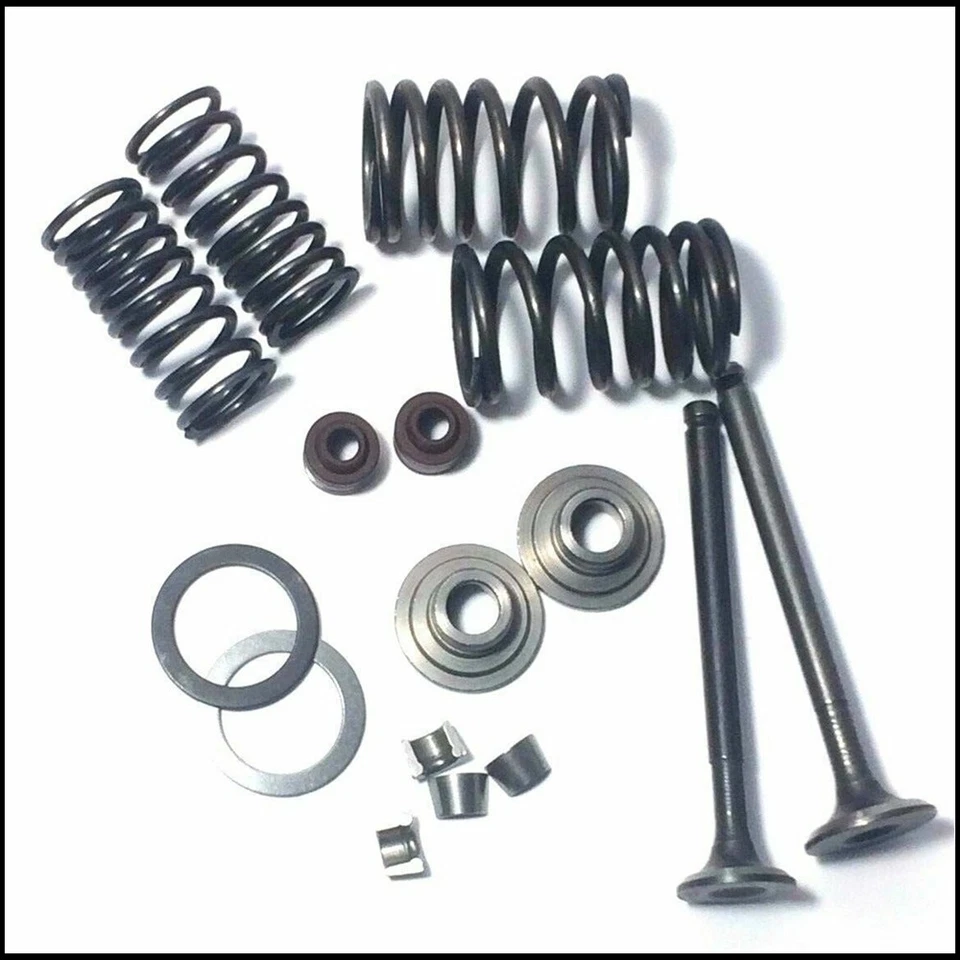 Intake Exhaust For Honda CRF50F 2004-2008 Valves Springs Clips Seals Set New - Image 2 of 4