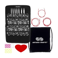 ChiaoGoo Twist Red Lace 5-Inch Small 7500-S Interchangeable Circular Knitting...