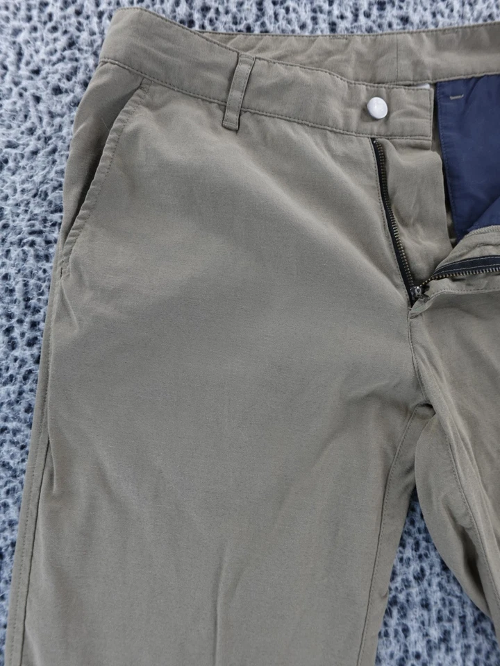 Pantalones de tela Outlier F para hombre 32 caqui ligeros informales cómodos elásticos Foto 2 de 4