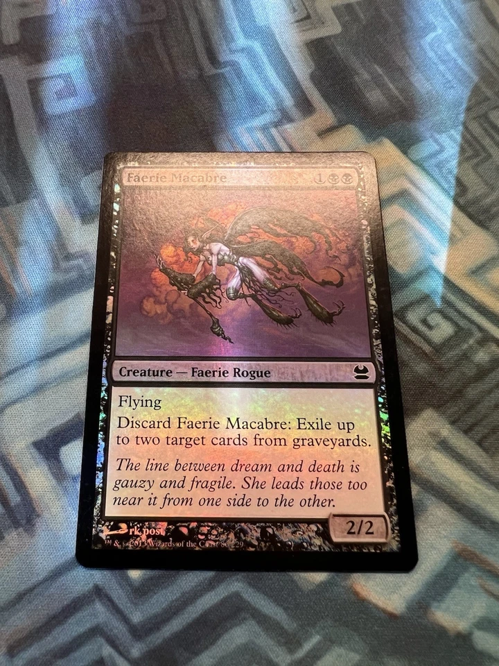 MTG Foil Faerie Macabre EX+/NM- Modern Masters - Image 3 of 4